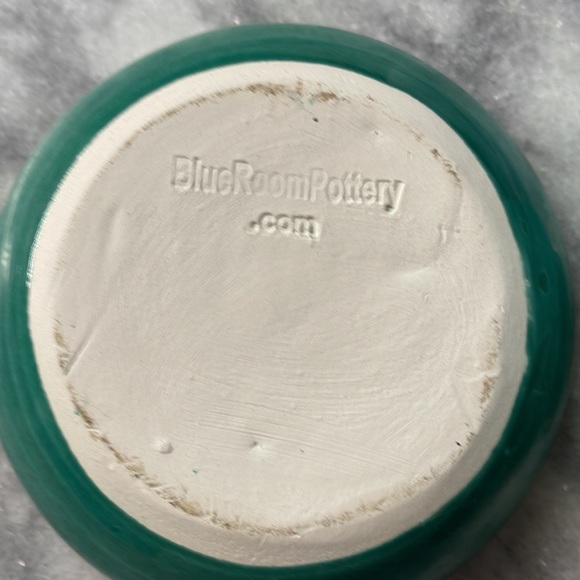 Blue room pottery star and moon candle holder - Picture 3 of 3